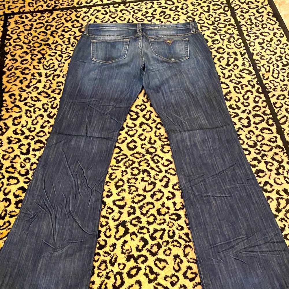 Guess Dark Blue Flare Jeans foxy flare 🔥